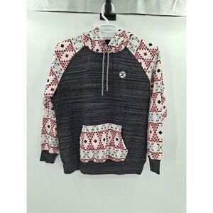 Hooey Womens Large Aztec Print Hoodie